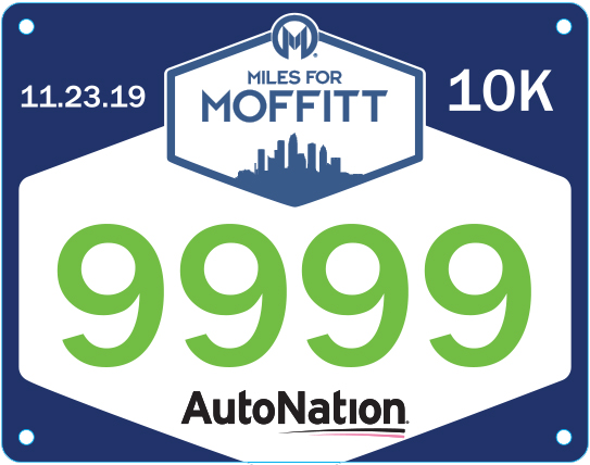 Sponsor Benefits Bibs Miles for Moffitt